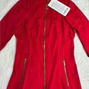 Women's Red Define Jacket Size 6